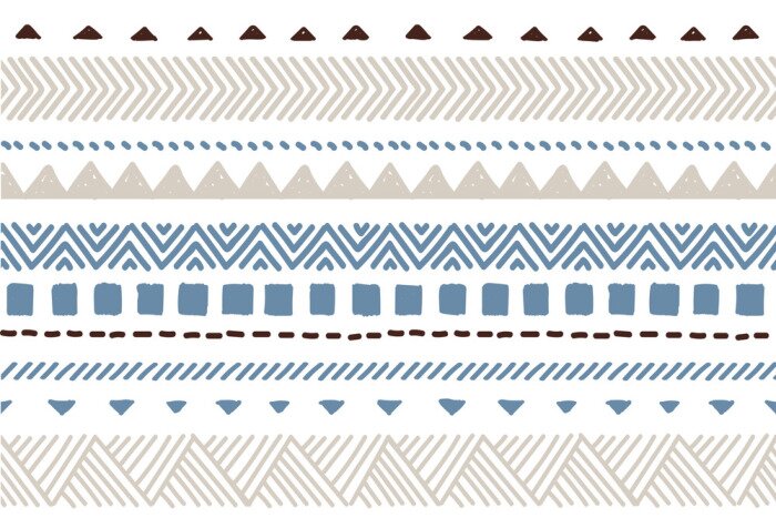 Poster Boho Muster im exotischen Stil