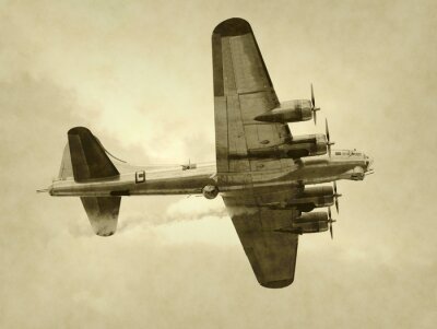 Bombenflugzeug Fotografie Vintage