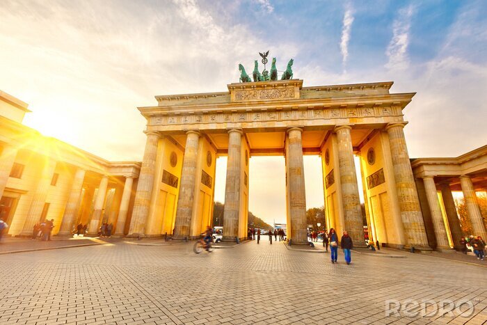 Poster Brandenburger Tor mit schönen Säulen
