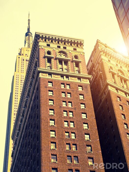 Poster Braune Architektur in Manhattan