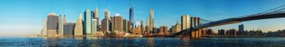 Breites Panorama von New York City