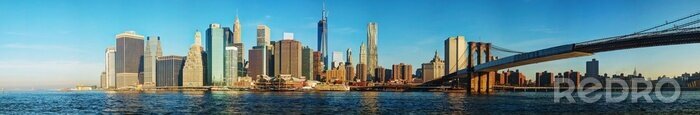 Poster Breites Panorama von New York City