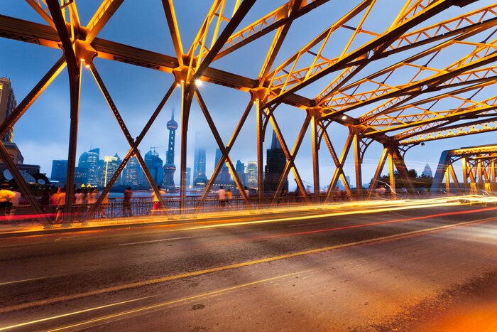 Poster Brücke Garden Bridge aus nächster Nähe