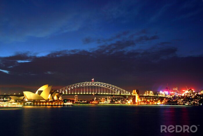 Poster Brücke und Opernhaus in Sydney