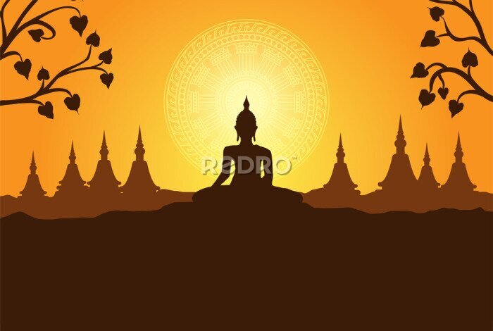 Poster Buddhismus als Lehre des Erwachens