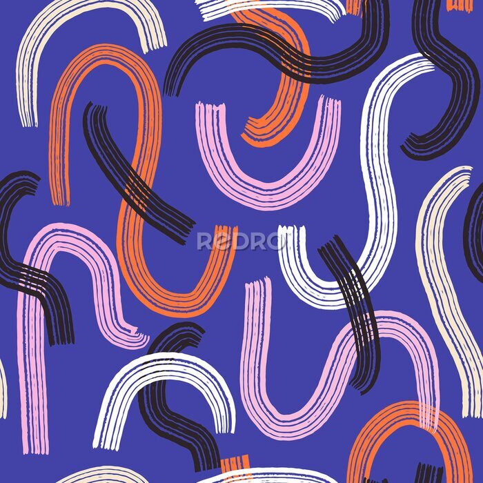 Poster Bunte moderne Formgeometrie