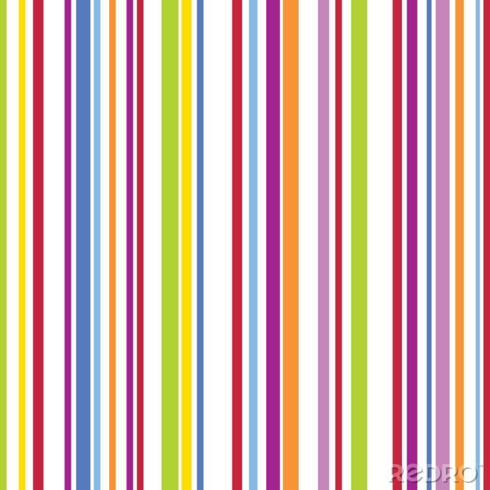 Poster Bunter gestreifter Hintergrund