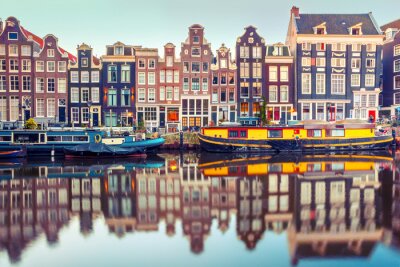 Charakteristische Häuser in Holland