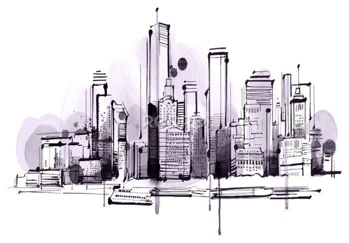 Poster City Skyline
