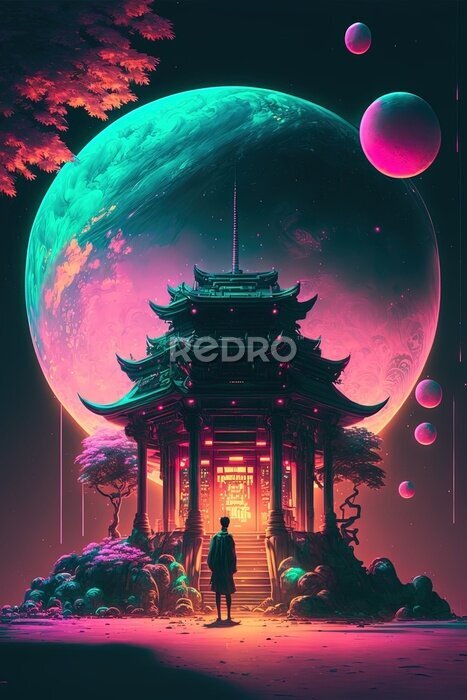 Poster Cyberpunk-Fantasy-Land