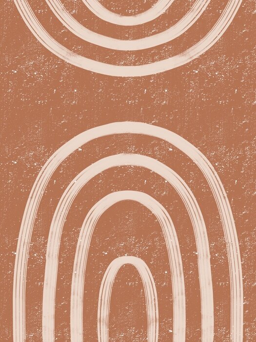 Poster Dekoratives Motiv im Boho-Geiste