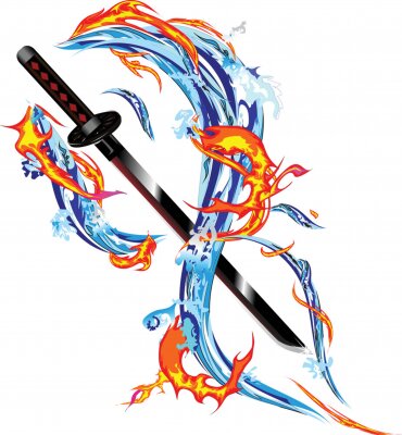 Poster Demon Slayer Schwert