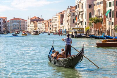 Poster Der Canal Grande mit Blick auf Venedig