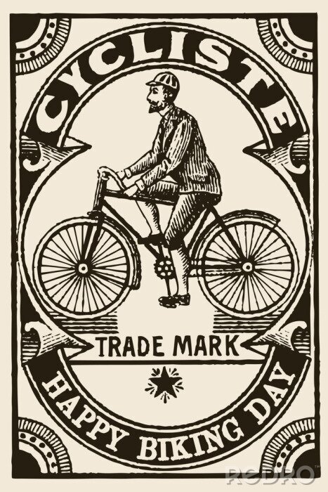 Poster Der Radfahrer