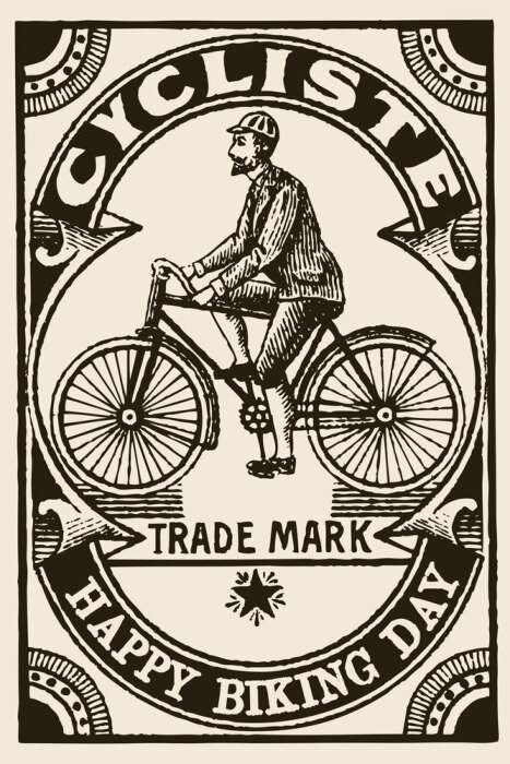 Poster Der Radfahrer