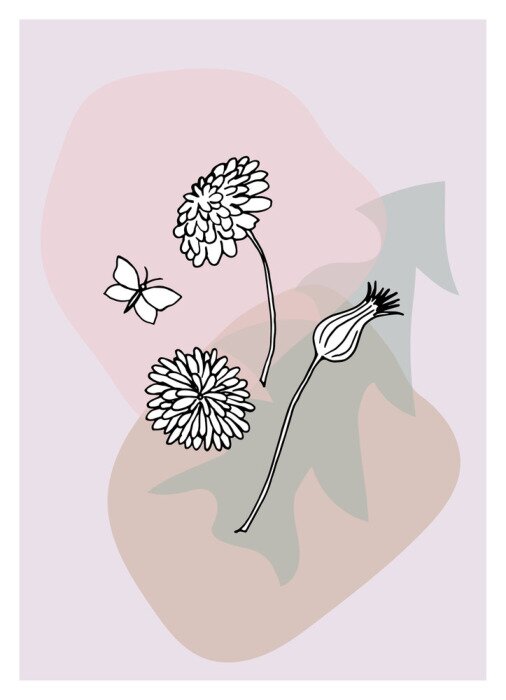 Poster Die Delikatesse der Feldpflanzen