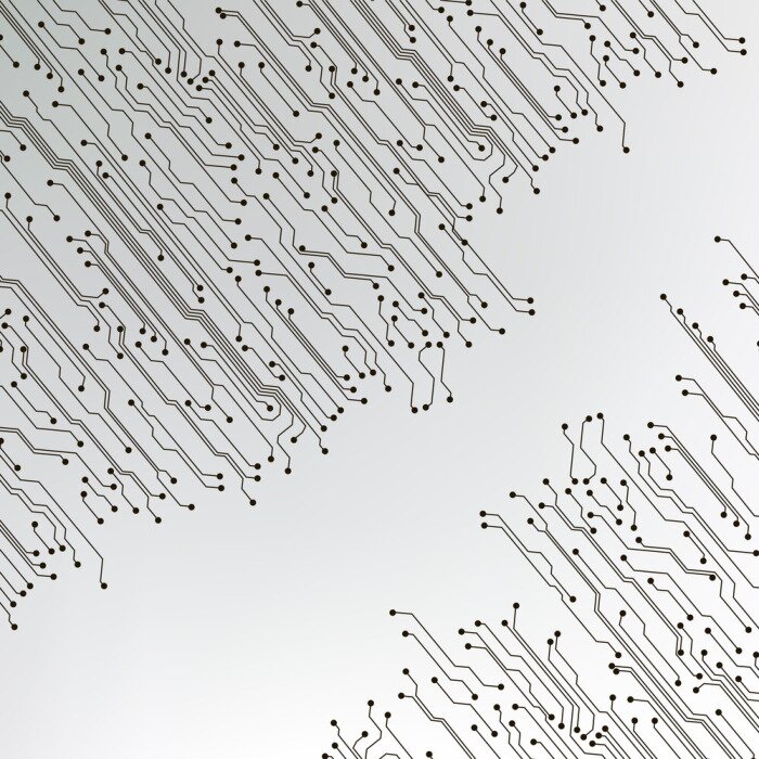 Poster Die eine Verbindung anstrebende Leitungsnetze