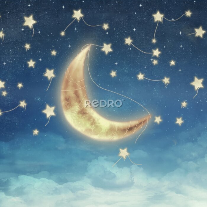 Poster Die lunaren Sternenketten