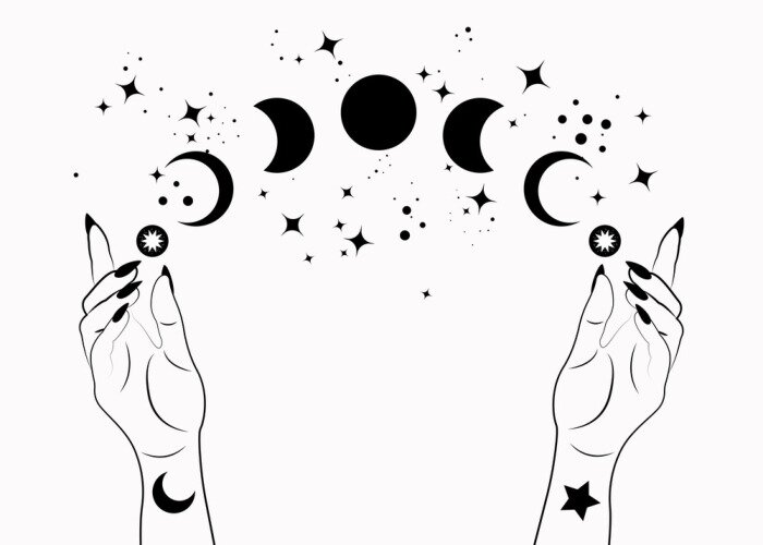 Poster Die Magie der Mondphasen