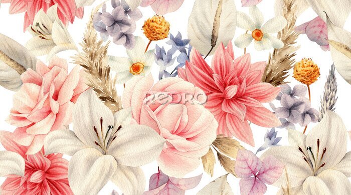 Poster Die schönsten Sommerblumen