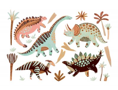 Dinosaurier skandinavische Ästhetik
