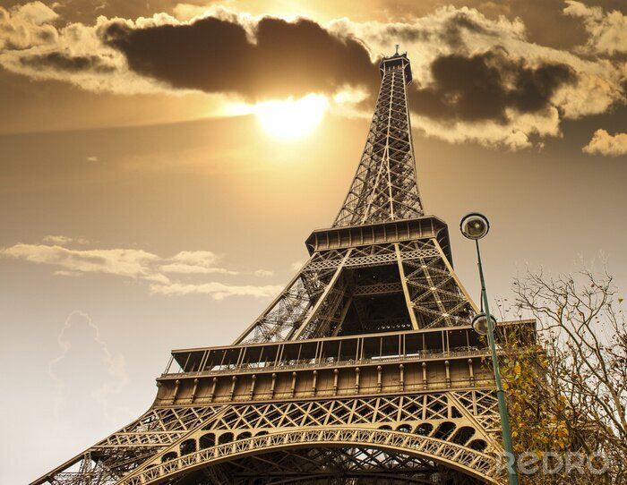 Poster Eiffelturm aus der Nähe