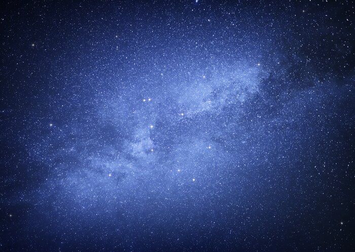 Poster Ein marineblauer Himmel voller Sterne