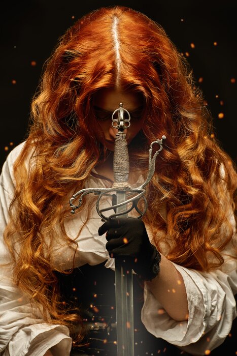 Poster Ein rothaariger Krieger