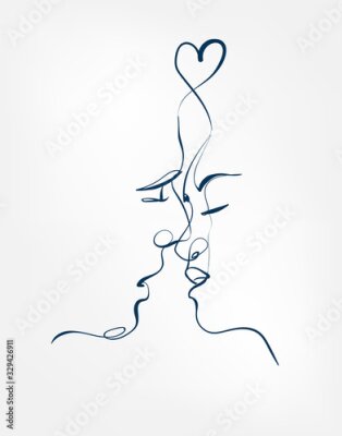 Poster Ein sanfter Kuss