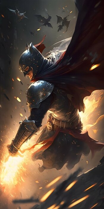 Poster Ein Superheld in Aktion