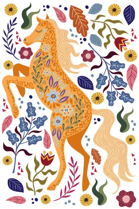 Poster Ein Volkspferd