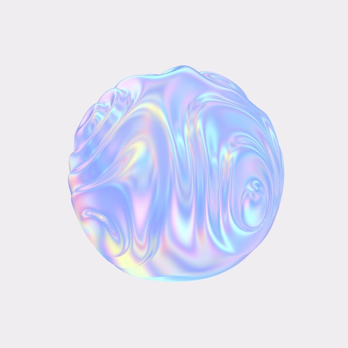 Poster Eine moderne räumliche Sphäre