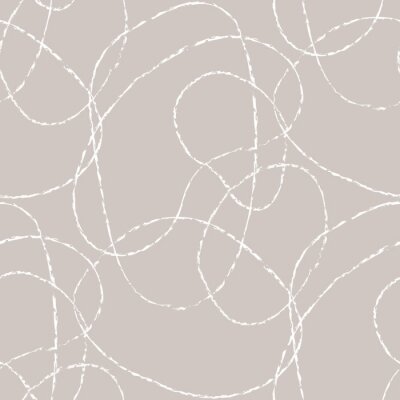 Eine verworrene weiße Linie