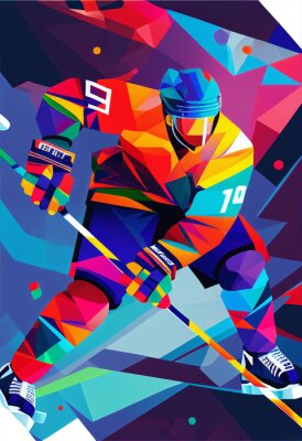 Poster Eishockeyspieler
