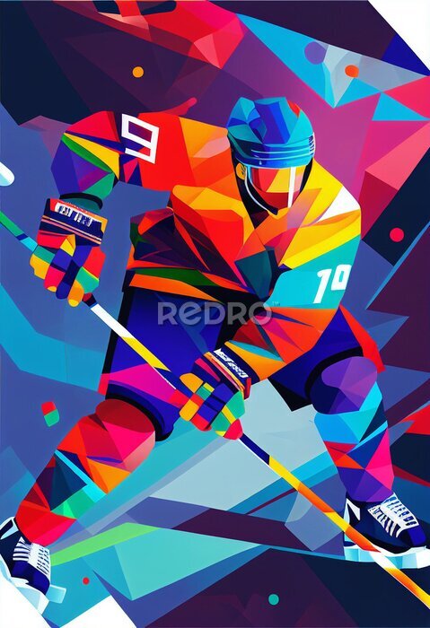 Poster Eishockeyspieler