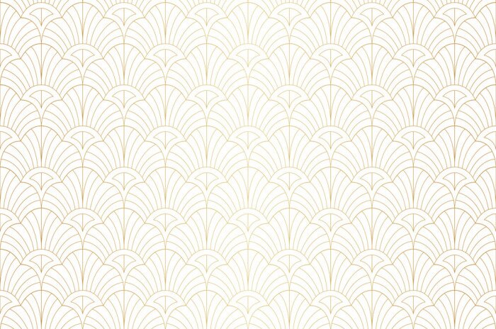 Poster Elegant art nouveau seamless pattern. Abstract minimalist background. Geometric art deco texture.