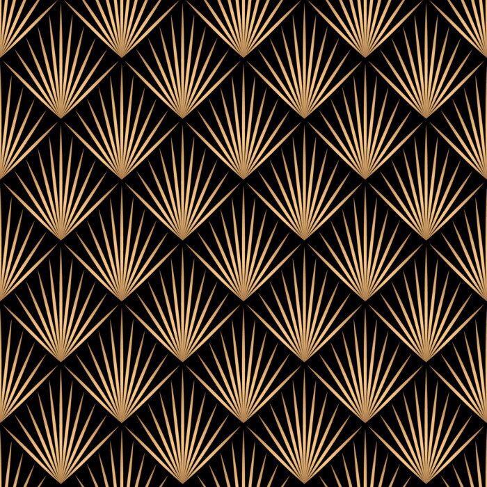 Poster Eleganz im Art-Déco-Stil