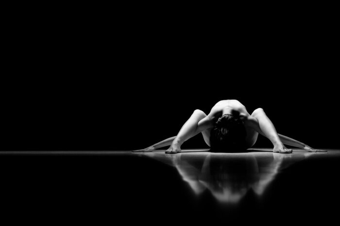 Poster Emotionaler Tanz einer Frau