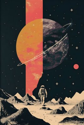 Poster Entdecker neuer Planeten