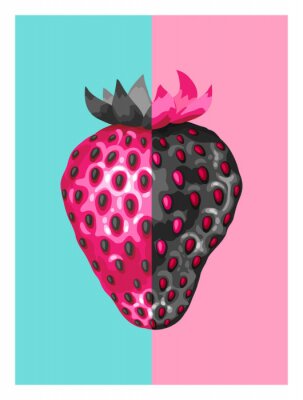Poster Erdbeere im XXL-Format
