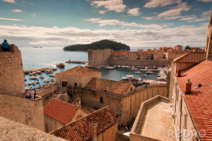 Poster Erstaunliches Europa historisches Dubrovnik