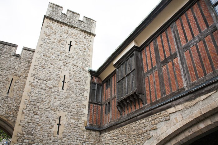 Poster Europa historische mittelalterliche Gebäude