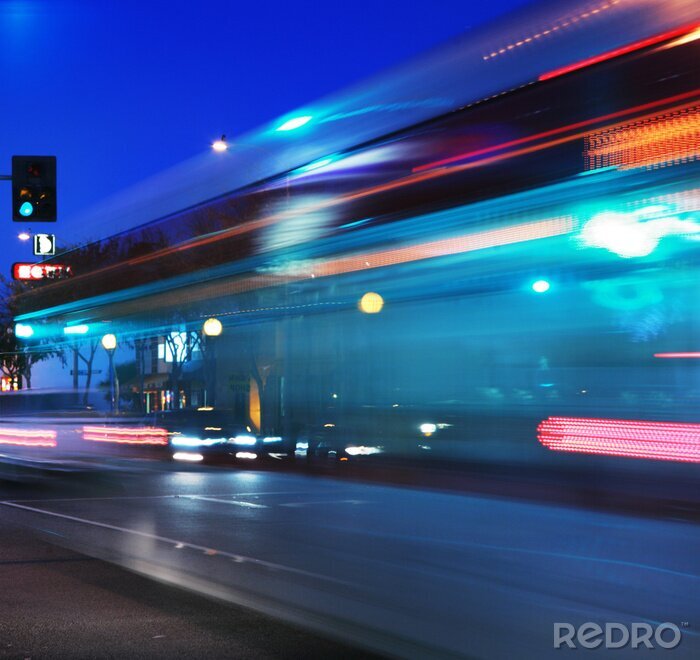 Poster Fahrzeuge am räumlichen Foto