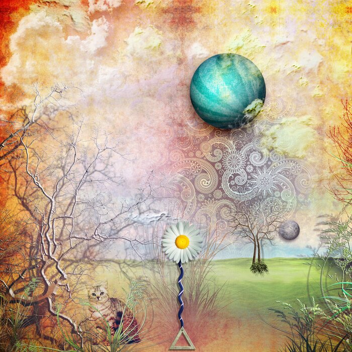 Poster Fantasy-Grafik