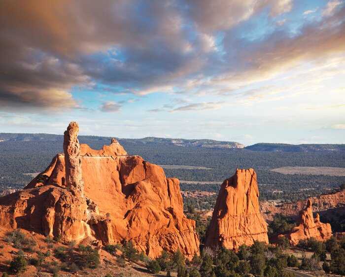 Poster Felsige Hügel in der Landschaft