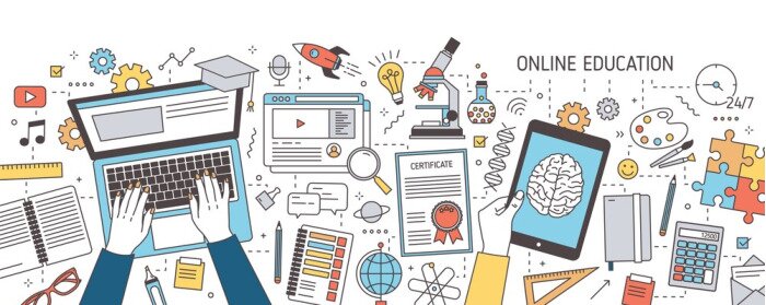 Poster Fernschule Grafik