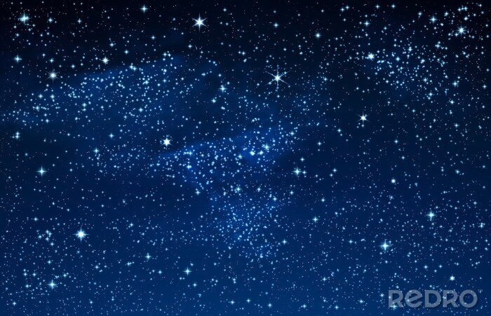 Poster Flackernde Sterne