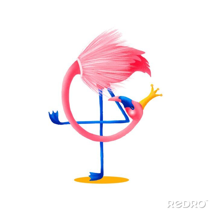 Poster Flamingo in XXL-Version