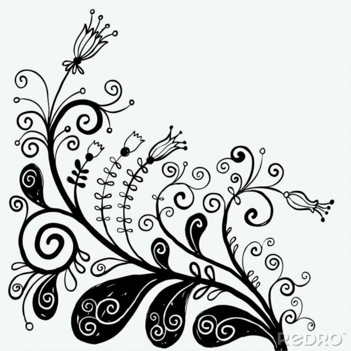 Poster floral background