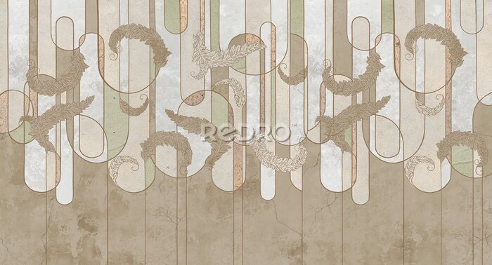 Poster Florale Geometrie